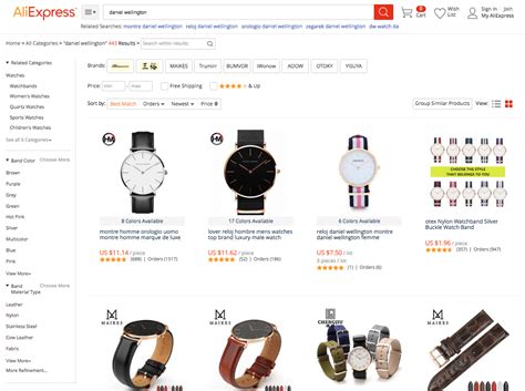 how to find aliexpress brands.